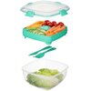 Lunch box SISTEMA Salad To Go 21356 Materiał wykonania Tworzywo sztuczne