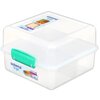 Lunch box SISTEMA  21731 Przezroczysto-zielony