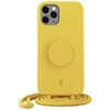 Etui JUST ELEGANCE PopGrip do Apple iPhone 11 Pro Żółty