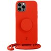 Etui JUST ELEGANCE PopGrip do Apple iPhone 12/12 Pro Czerwony