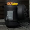 Wędzarnia elektryczna ORANGE COUNTY SMOKERS 60360004 z termometrem 50 x 60 x 85 cm Czarny Kształt rusztu głównego Okragły