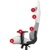 Fotel HUZARO Force 6.2 Biały Mesh Regulowane oparcie Tak