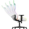 Fotel HUZARO Force 6.2 RGB Biały Regulowane oparcie Tak