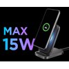 Ładowarka indukcyjna SPIGEN PF2102 Arcfield 15W Czarny Qi Kolor Czarny