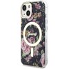 Etui GUESS Flower MagSafe do Apple iPhone 14 Czarny Seria telefonu iPhone