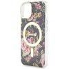 Etui GUESS Flower MagSafe do Apple iPhone 14 Czarny Typ Etui nakładka