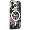 Etui GUESS Flower MagSafe do Apple iPhone 14 Pro Czarny Kompatybilność Apple iPhone 14 Pro