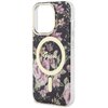 Etui GUESS Flower MagSafe do Apple iPhone 14 Pro Czarny Typ Etui nakładka