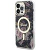 Etui GUESS Flower MagSafe do Apple iPhone 14 Pro Max Czarny Seria telefonu iPhone