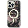 Etui GUESS Flower MagSafe do Apple iPhone 14 Pro Max Czarny Model telefonu iPhone 14 Pro Max