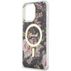 Etui GUESS Flower MagSafe do Apple iPhone 14 Pro Max Czarny Typ Etui nakładka