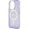 Etui GUESS Glitter Gold MagSafe do Apple iPhone 14 Pro Max Purpurowy Nazwa D-R-O Sp. z o.o. Sp.k