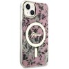 Etui GUESS Flower MagSafe do Apple iPhone 14 Różowy Kompatybilność Apple iPhone 14