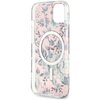 Etui GUESS Flower MagSafe do Apple iPhone 14 Różowy Gwarancja 24 miesiące