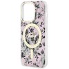 Etui GUESS Flower MagSafe do Apple iPhone 14 Pro Różowy Typ Etui nakładka