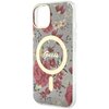 Etui GUESS Flower MagSafe do Apple iPhone 14 Zielony Typ Etui nakładka