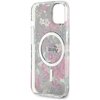 Etui GUESS Flower MagSafe do Apple iPhone 14 Zielony Gwarancja 24 miesiące