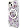 Etui GUESS Flower MagSafe do Apple iPhone 14 Przezroczysty Seria telefonu iPhone