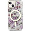 Etui GUESS Flower MagSafe do Apple iPhone 14 Przezroczysty Model telefonu iPhone 14