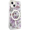 Etui GUESS Flower MagSafe do Apple iPhone 14 Przezroczysty Kompatybilność Apple iPhone 14