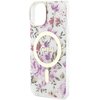 Etui GUESS Flower MagSafe do Apple iPhone 14 Przezroczysty Typ Etui nakładka