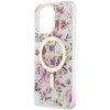 Etui GUESS Flower MagSafe do Apple iPhone 14 Pro Max Przezroczysty Typ Etui nakładka