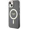 Etui GUESS Glitter Gold MagSafe do Apple iPhone 14 Plus Czarny Seria telefonu iPhone