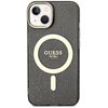 Etui GUESS Glitter Gold MagSafe do Apple iPhone 14 Plus Czarny Model telefonu iPhone 14 Plus