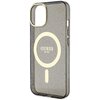 Etui GUESS Glitter Gold MagSafe do Apple iPhone 14 Plus Czarny Typ Etui nakładka