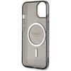 Etui GUESS Glitter Gold MagSafe do Apple iPhone 14 Plus Czarny Gwarancja 24 miesiące