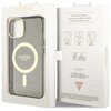 Etui GUESS Glitter Gold MagSafe do Apple iPhone 14 Plus Czarny Marka telefonu Apple