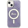 Etui GUESS 4G MagSafe do Apple iPhone 14 Plus Purpurowy Model telefonu iPhone 14 Plus