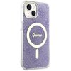 Etui GUESS 4G MagSafe do Apple iPhone 14 Plus Purpurowy Kompatybilność Apple iPhone 14 Plus