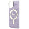Etui GUESS 4G MagSafe do Apple iPhone 14 Plus Purpurowy Typ Etui nakładka