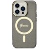 Etui GUESS Glitter Gold MagSafe do Apple iPhone 14 Pro Czarny Kod pocztowy 05-850