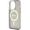 Etui GUESS Glitter Gold MagSafe do Apple iPhone 14 Pro Czarny Nazwa D-R-O Sp. z o.o. Sp.k