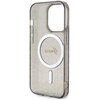 Etui GUESS Glitter Gold MagSafe do Apple iPhone 14 Pro Czarny Ulica i numer budynku Sławęcińska 12