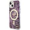 Etui GUESS Leopard MagSafe do Apple iPhone 14 Różowy Seria telefonu iPhone