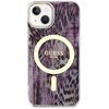 Etui GUESS Leopard MagSafe do Apple iPhone 14 Różowy Model telefonu iPhone 14