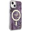 Etui GUESS Leopard MagSafe do Apple iPhone 14 Różowy Kompatybilność Apple iPhone 14