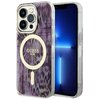 Etui GUESS Leopard MagSafe do Apple iPhone 14 Pro Max Różowy