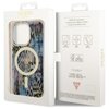 Etui GUESS Leopard MagSafe do Apple iPhone 14 Pro Niebieski Marka telefonu Apple