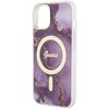 Etui GUESS Golden Marble MagSafe do Apple iPhone 14 Purpurowy Nazwa D-R-O Sp. z o.o. Sp.k