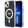 Etui GUESS Marble MagSafe do Apple iPhone 14 Plus Czarny