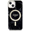 Etui GUESS Marble MagSafe do Apple iPhone 14 Plus Czarny Model telefonu iPhone 14 Plus