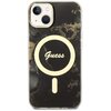 Etui GUESS Golden Marble MagSafe do Apple iPhone 14 Czarny Kod pocztowy 05-850