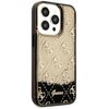 Etui GUESS Liquid Glitter 4G Transculent do Apple iPhone 14 Pro Czarno-przezroczysty Kompatybilność Apple iPhone 14 Pro