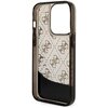 Etui GUESS Liquid Glitter 4G Transculent do Apple iPhone 14 Pro Czarno-przezroczysty Gwarancja 24 miesiące
