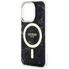 Etui GUESS Marble MagSafe do Apple iPhone 14 Pro Max Czarny Typ Etui nakładka