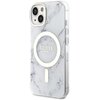 Etui GUESS Marble MagSafe do Apple iPhone 14 Plus Biały Seria telefonu iPhone
